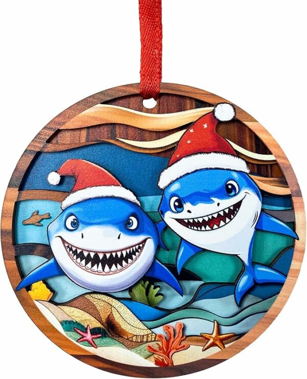 Shark Christmas Ornament